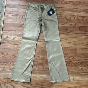 Vintage nwt gold jeans